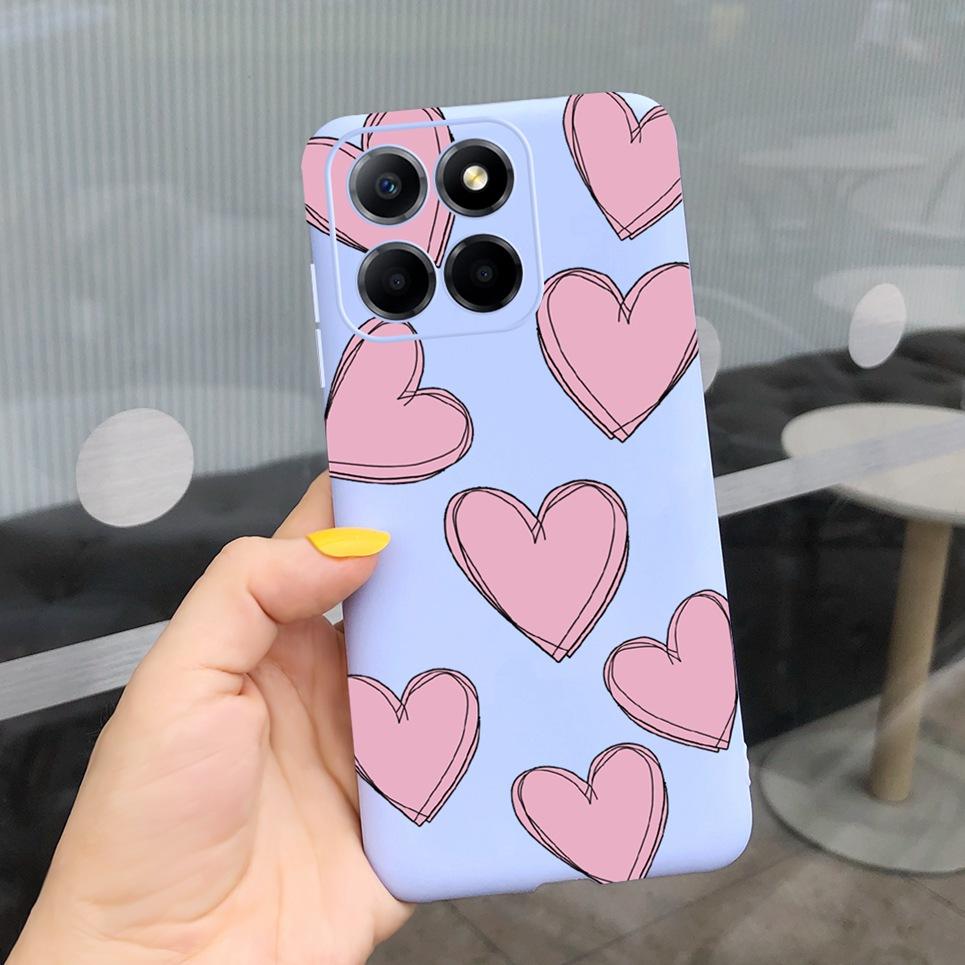 For Honor 70 Lite Case Soft Silicone TPU Phone Back Cover For Huawei Honor 70Lite Honor70 Lite Cases Couple Heart  Funda Coque