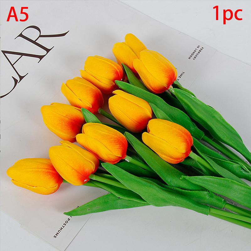 1 buc Lalele Flori artificiale Flori cu atingere reală Decor de buchet de lalele Flori false de lalele pentru decorațiuni de nuntă acasă