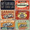 2024 American-Style Industrial Auto Repair Tin Sign - Frameless Decorative Wall Art