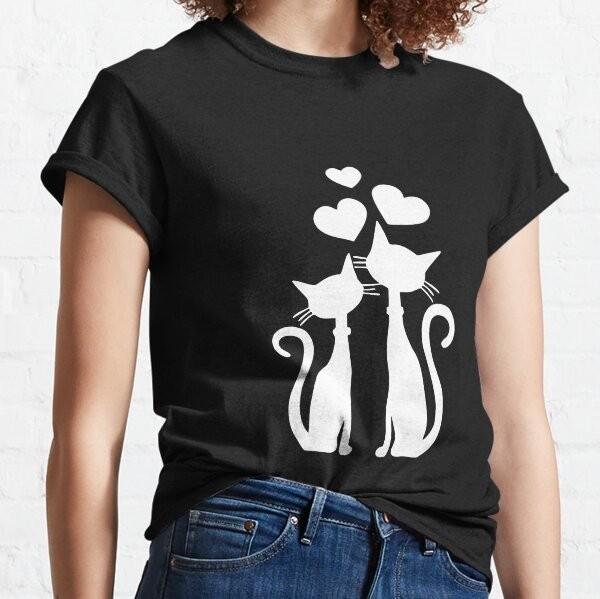 Cats in love Classic T-Shirt M