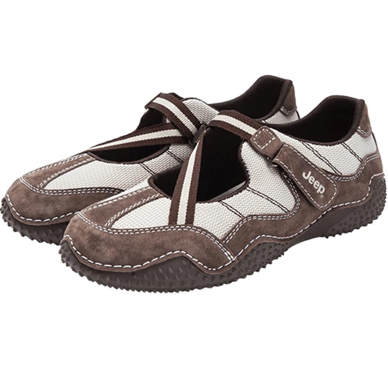 Jeep Women's Retro French Mary Jane Flat Shoes
