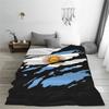 Argentina Argentinian National Flag Blankets Soft Warm Flannel Throw Blanket Bedding for Bed Livingroom Picnic Travel Home Couch