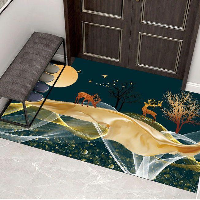 Entrance Mat Floor Mats Non-Slip Back Rubber Welcome Doormat Bathroom Kitchen Mat