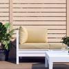 VidaXL Lot de 3 Coussins de Palette, Oreillers de Balcon, Coussins de Sièges Patio Jardinage Terrasse Extérieur, Beige 4002655