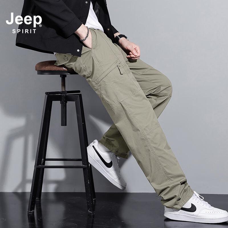 JEEP SPIRIT Men's Casual Outdoor Cargo Pants