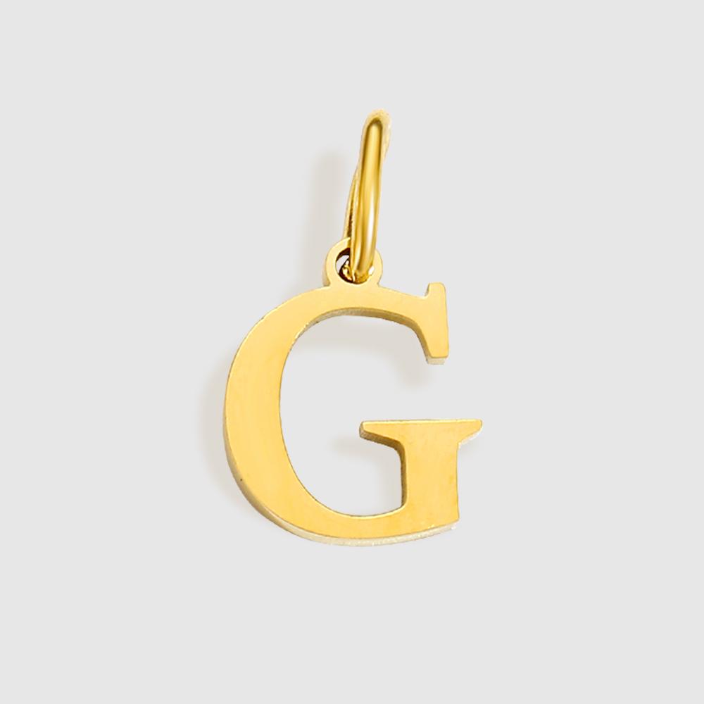 EMANCO Initial Alphabet Pendant Stainless Steel Charms for Making Necklace Minimalism Accessories Women's Jewelry Wholesale