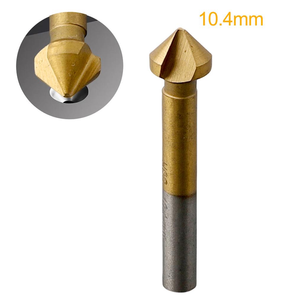 Chamfer Cutter Countersunk Drill 1 Pcs 3 Flute 6.3/8.3/10.4/12.4/16.5/20.5mm