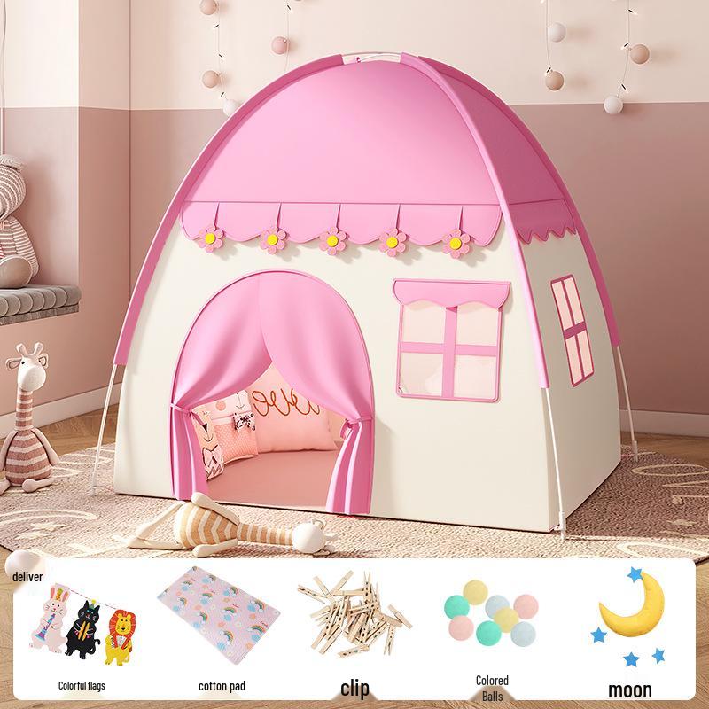 Princess Castle Indoor Tent for Kids - No Installation Required