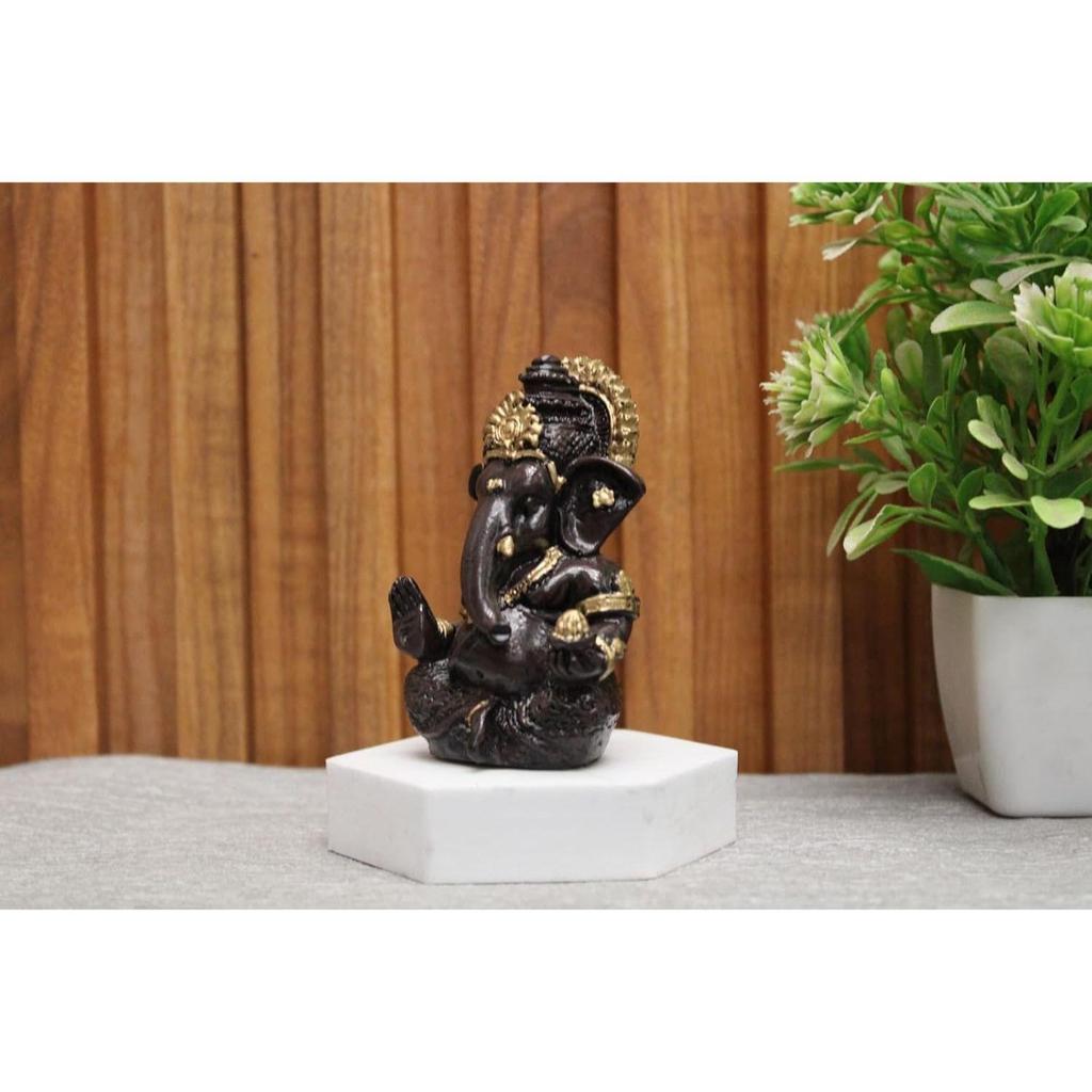 Ganesha Idol for Car Dashboard |Home Mandir| Gift Items | Desktop Decor| Showpiece| Temple Decor| Office| Ganpati