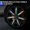 SEAMETAL 20PCSDIY Car Motorcycle Reflective Decorative Stickers