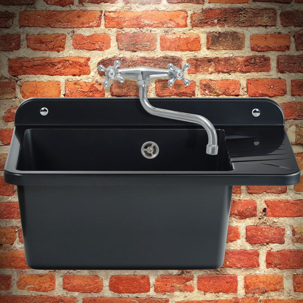 KADAX Spülbecken Gospo, schwarz