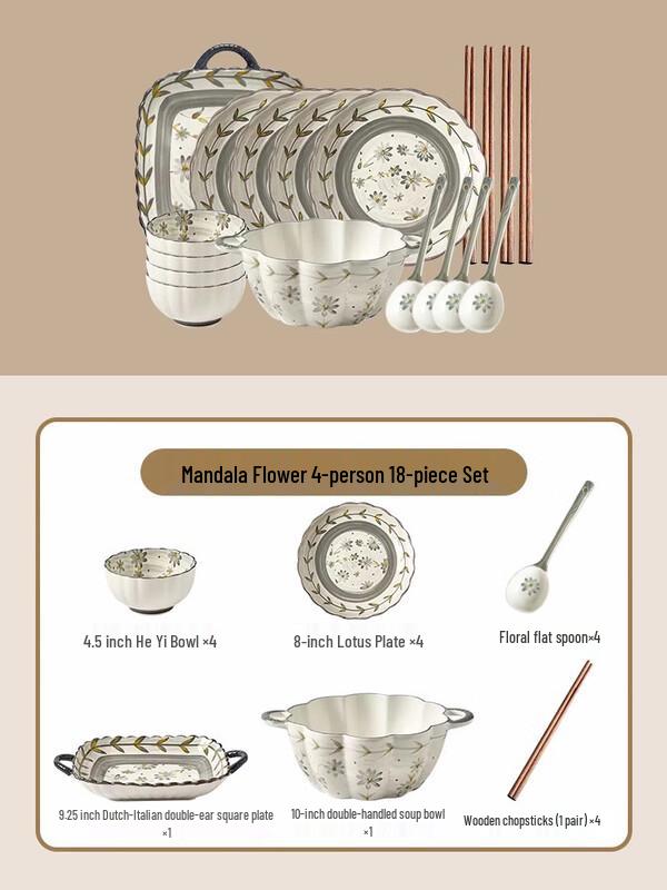 

Nordic Ceramic Dinnerware Set