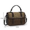 Johnature Retro artesanal gravação bolsa feminina lazer couro genuíno grande capacidade feminino ombro saco do mensageiro