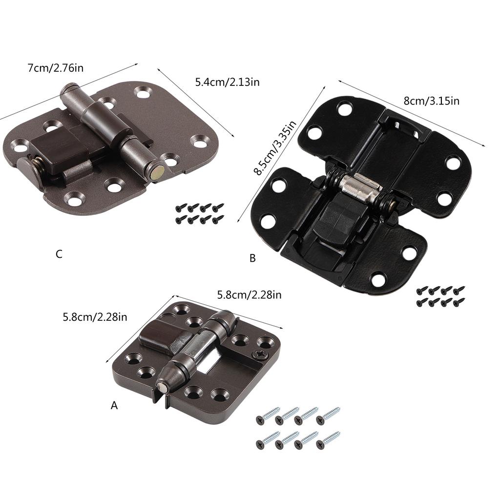 Invisible Folding Door Hinge Space Saving Designs Concealed Cabinet Hinge Foldable Designs Hinges for Cabinets