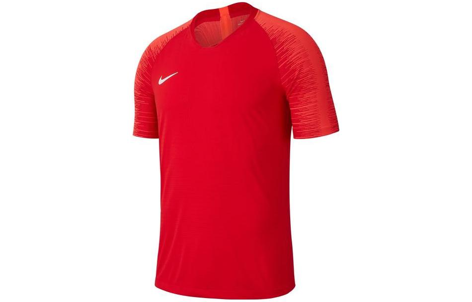 

Nike T Shirts Men s Red Crew Neck Moderate Straight Fit AQ2672-657 M