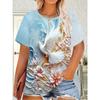 3D Printed Animal Flower Pattern Summer Fashion Women's T-shirt Breathable Trend Versatile