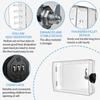 Thermostat Lock Box Heavy Duty Wall-Mounted Guard Lock Box for Thermostat on Wall for Home Office Restaurant Hotel School