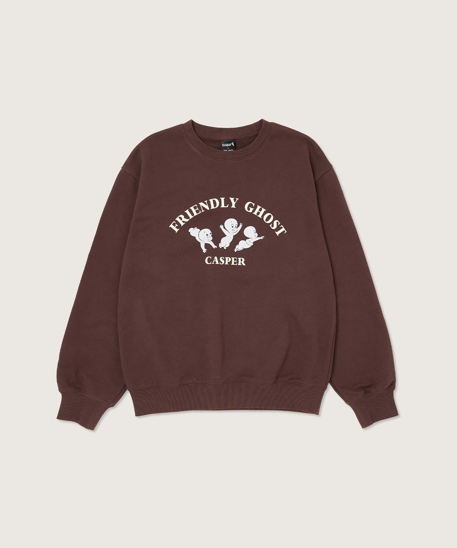 Свитшот Plack Casper X Plac Flying Casper Коричневый Brown/Xs