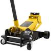 Low Profile Floor Jack, 3 Ton Capacity, Steel Racing Floor Jack with Single Piston Quick Lift Pump & Foot Pedal, Hydraulic Trolley Car Lift for
