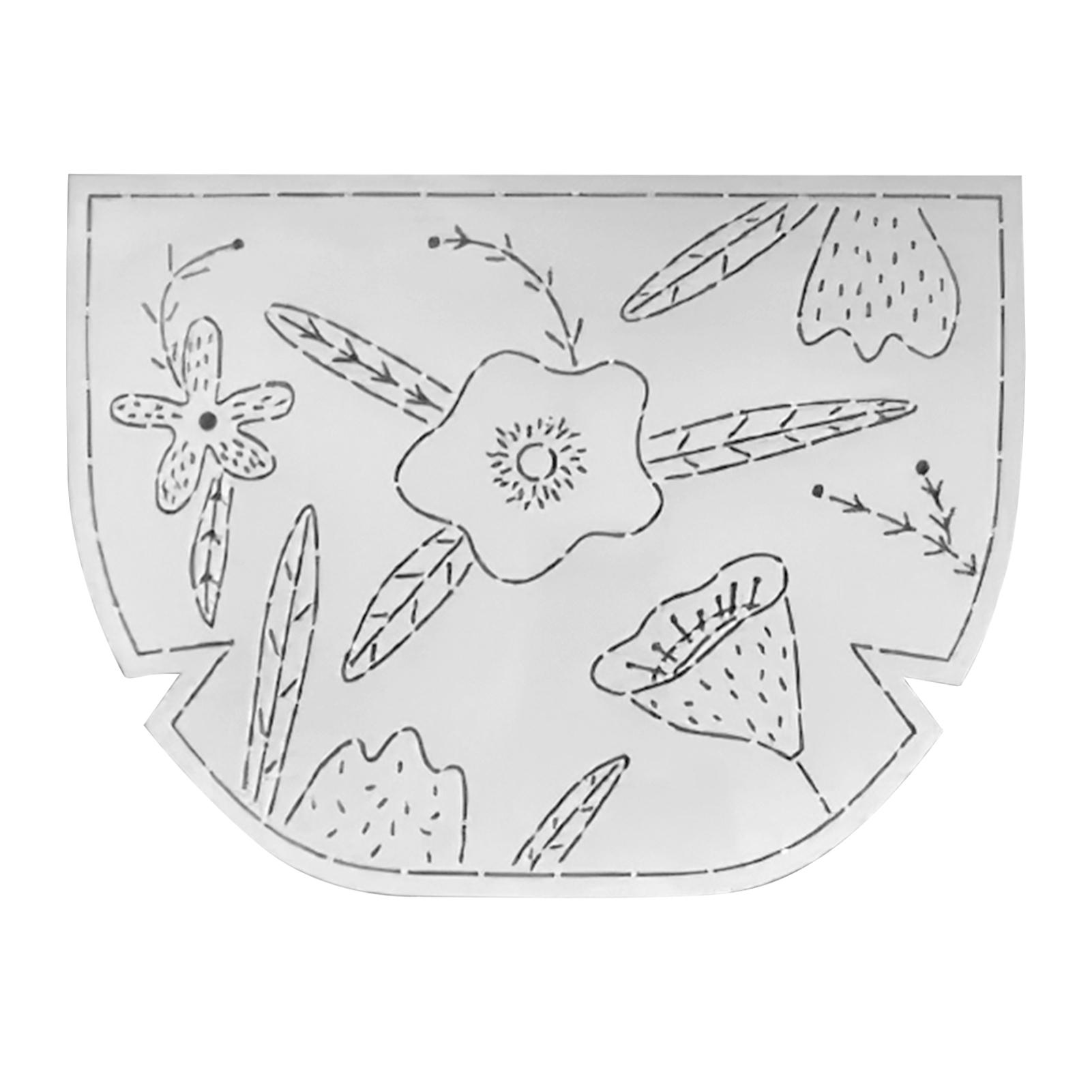 

Plasitc Quilting Template Stencils Plastic Patchworks Tool Embroidery Patchworks Sewing Craft Templates for DIY Crafting Art As Shown