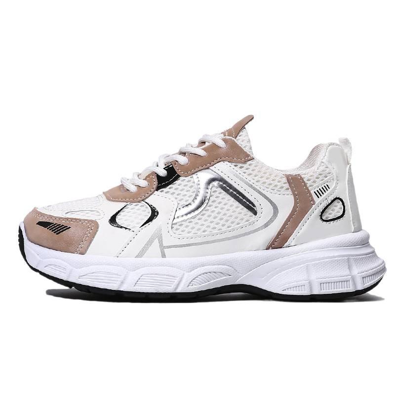New annual mesh breathable sneakers thick-soled heightening casual shoes dad shoes