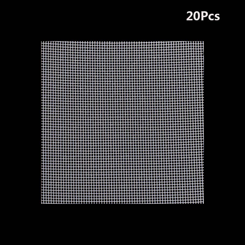 

Plastic Mat Tray Bonsai Tool Flowerpot Bottom Net Garden Pot Mesh Filter Sheet Leak-proof Pad 20PCS