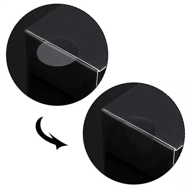 500 Stück Rolle Transparente Selbstklebende Siegelaufkleber 2cm2.5cm3cm3.8cm5cm Rund Transparente Geschenkverpackung Siegel-Etiketten