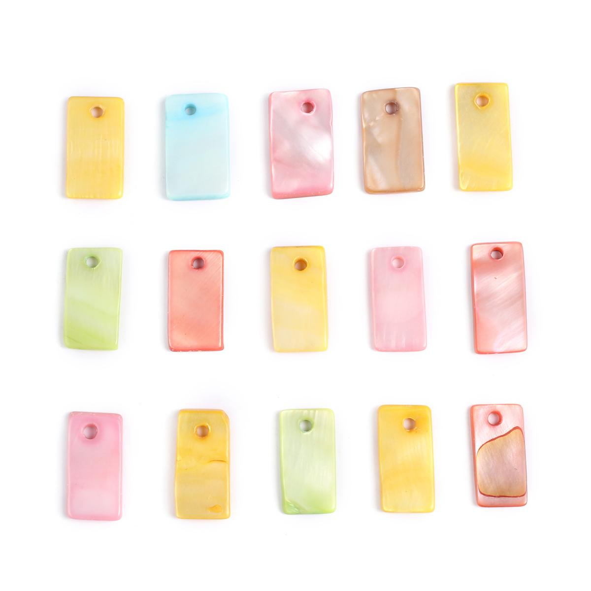 50 шт./упак. бусины из натуральных ракушек с отверстием — фото 4