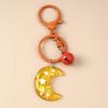Aihua Cute Kawaii Happy Clouds Keychain for Women Girls Kids Handbag Pendants DIY Sweet Stars Cloud Key Ring Jewelry Gifts