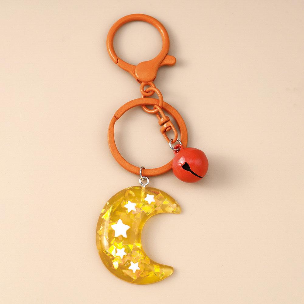 Aihua Cute Kawaii Happy Clouds Keychain for Women Girls Kids Handbag Pendants DIY Sweet Stars Cloud Key Ring Jewelry Gifts
