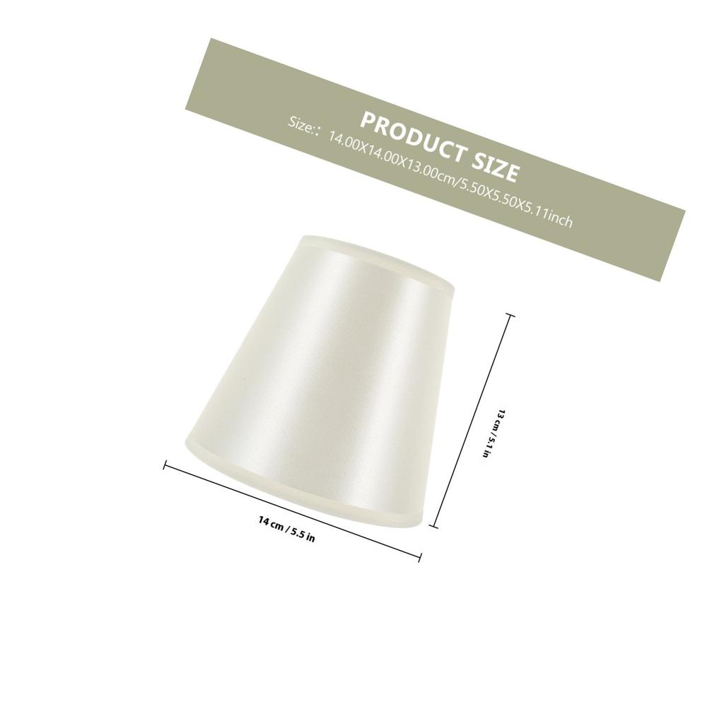 Fabric Lampshade Premium Cloth Lamp Shade Clip-on Light Cover for Table Floor Wall Lamps Cozy Protective Home Lighting