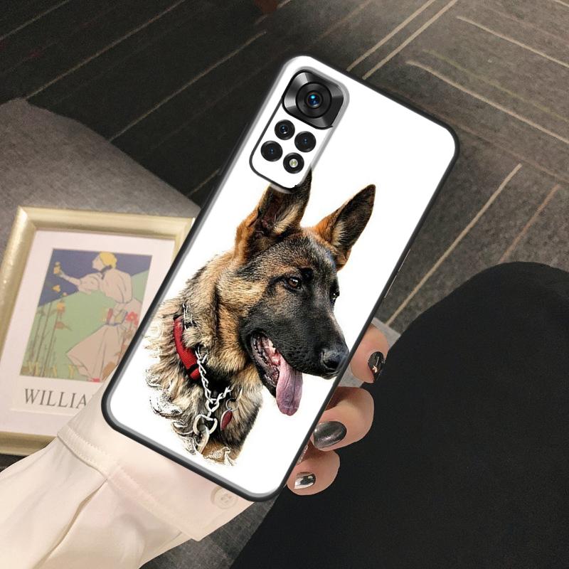 German Shepherd Dog Funda For Xiaomi Redmi Note 14 13 Pro 9 10 11 12 Pro 10S 11S 12S Redmi 13C 10C 12C 14C Case