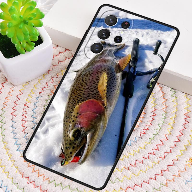 Rainbow Trout Fishing Skin Phone Case For Samsung Galaxy Note 10 Pro S26 S25 S24 S23 S22 Ultra Plus S21 FE S20 Shockproof Cover