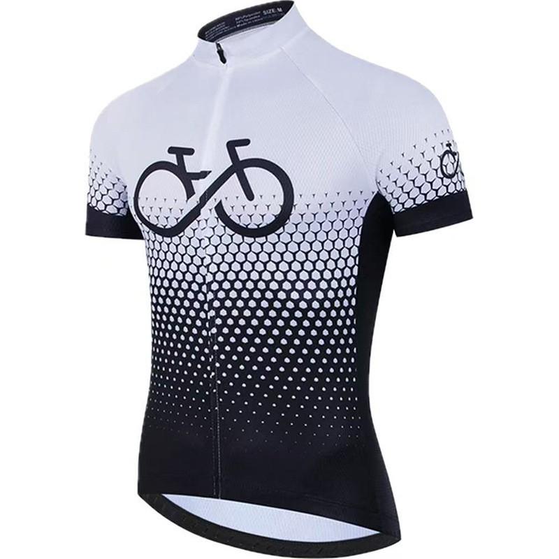 Mens Cycling Jersey Bib Shorts Set Breathable Quick-Dry Performance Wear Mountain Bike Ride