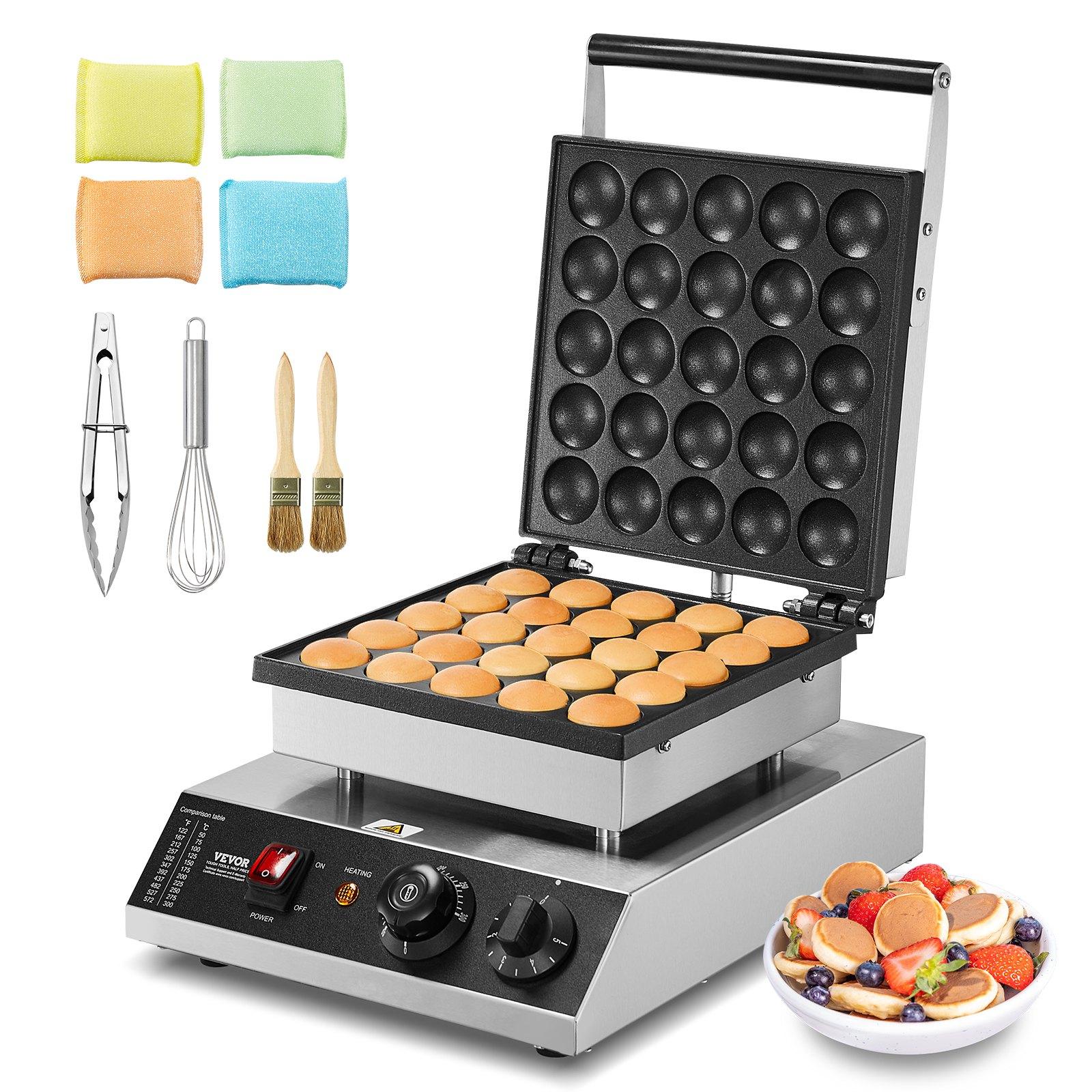 VEVOR Mini Dutch Pancake Maker, 25PCS