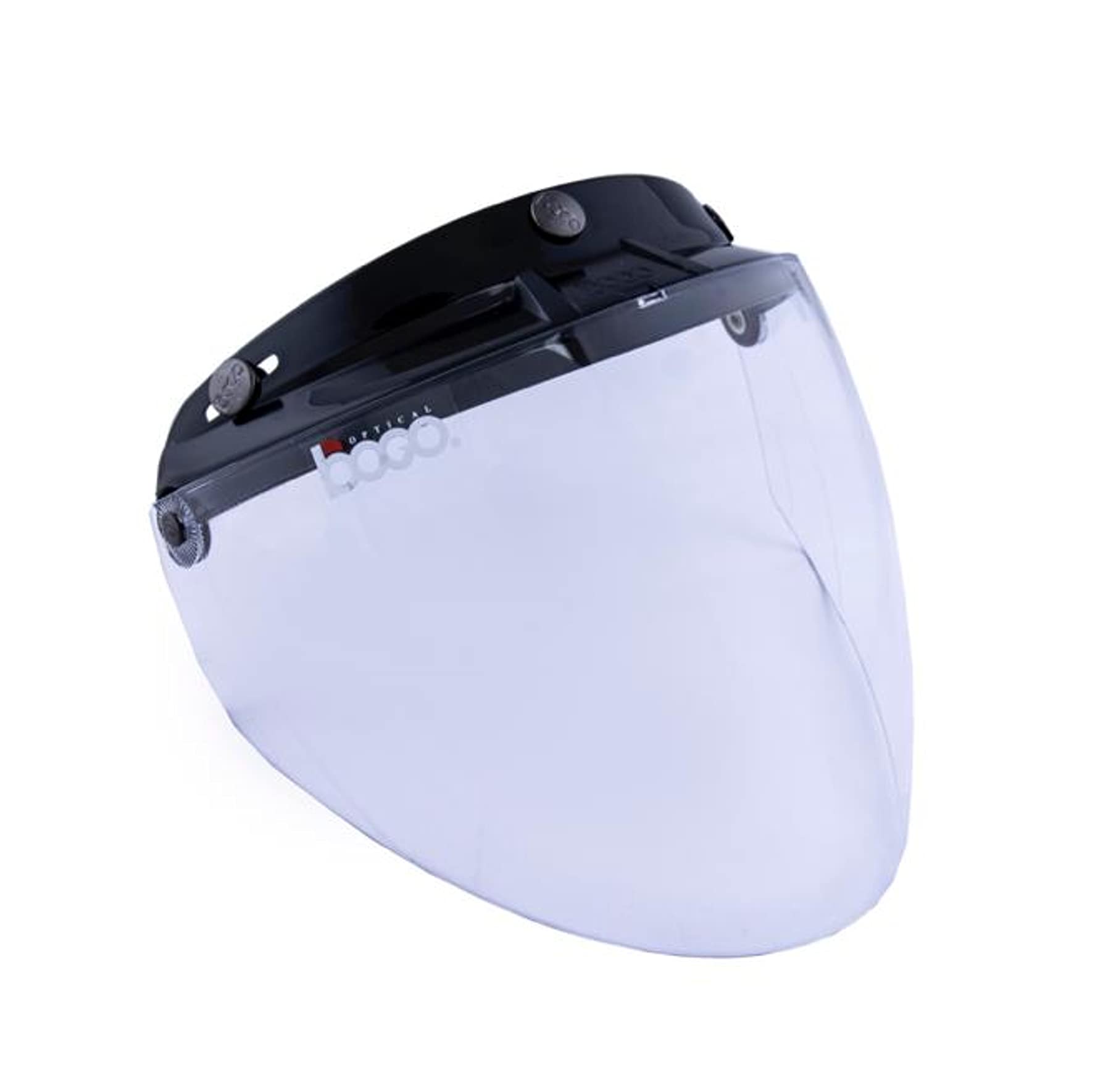 

BOGO Helmet Shield Jet Shield Opening and Closing Type with Base Clear Free Size Flip-up BG25-B2,