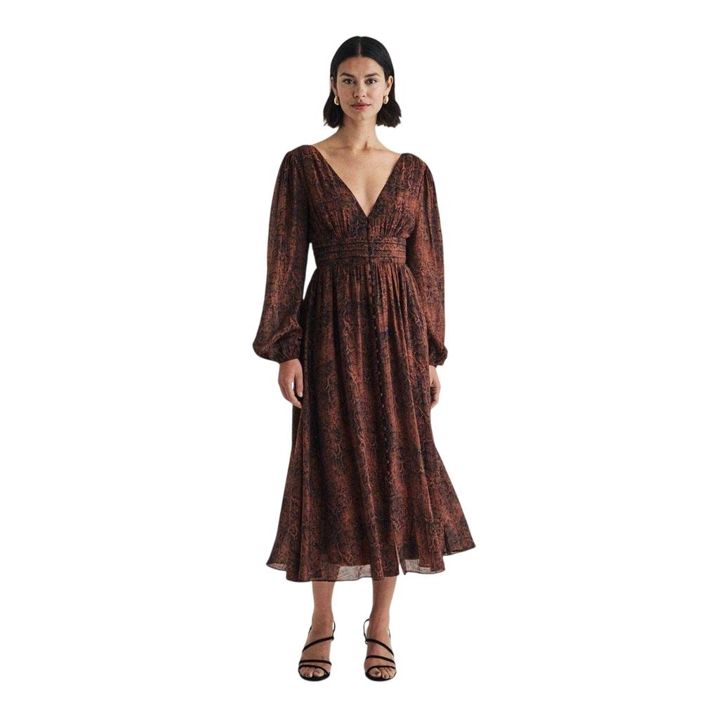 Nobody´s Child Womens/Ladies Aine Snake Print Midi Dress