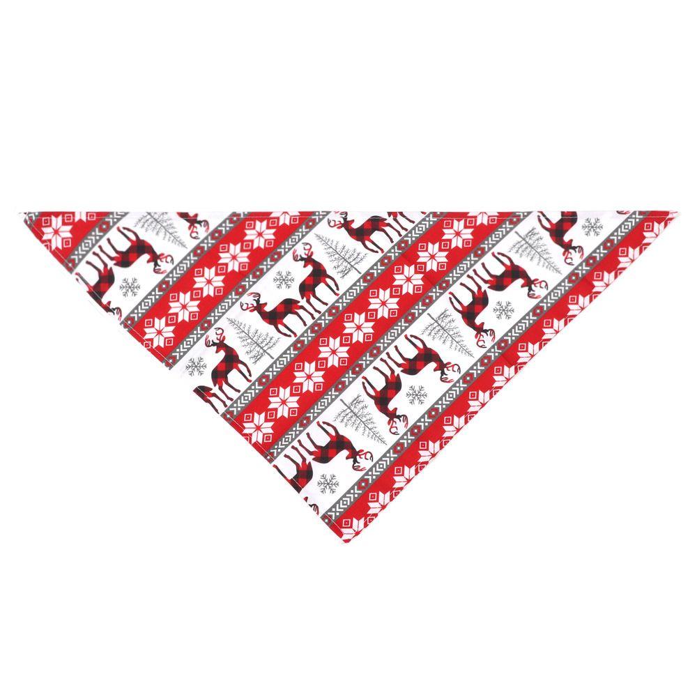 Christmas Towel Pet Costume Accessories Triangle Scarf Dog Cat Collar Pet Bandana
