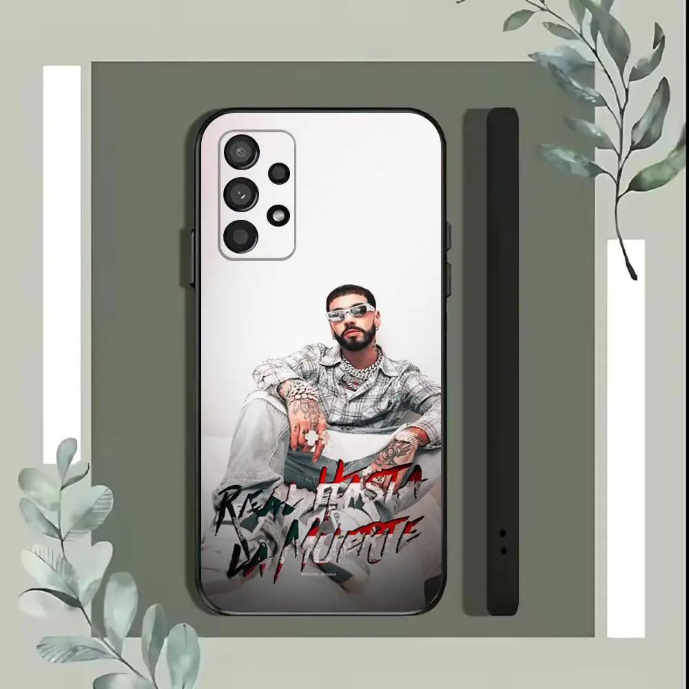 A-Anuel A-AA Rapper Phone Case For Samsung S25,S24,S21,S22,S23,S30,Ultra,S20,Plus,Fe,Lite,5G Black Cover