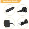 Power Cord Compatible With Alpicool, Bodega, Euhomy, BougeRV, ARB, ICECO, Setpower, JoyTutus, Cooler Power Cord For Most AC/DC Adapter Car
