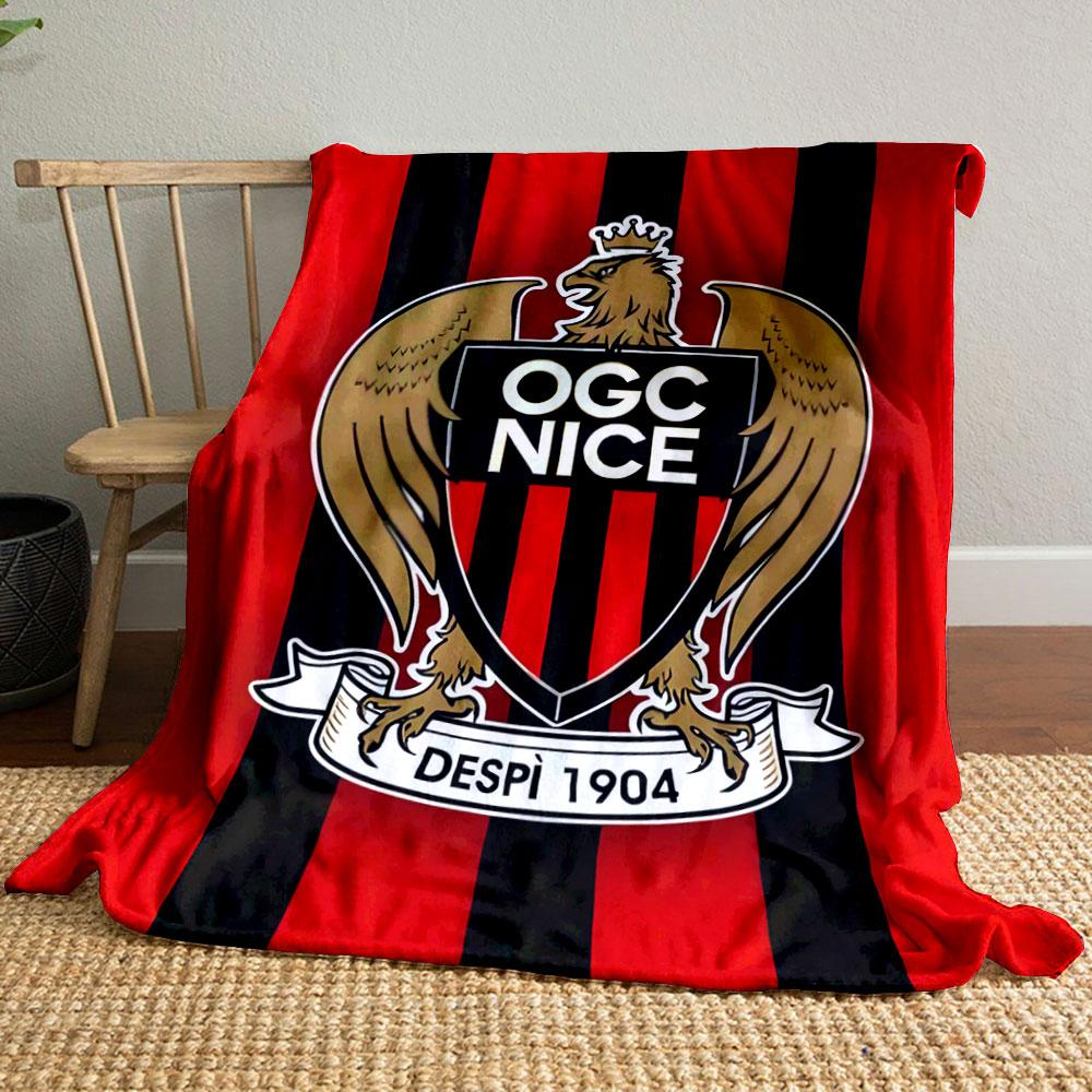 Vertical red and black stripes with an eagle emblem in the center. for all seasons blanket lunch break throw gift