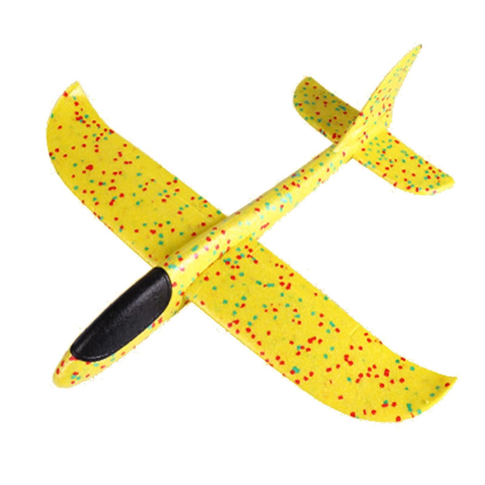 

Пенопластовый планер Самолет Игрушечный ручной самолет Модель One Size жёлтый
