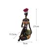 Resin Ethnic Style Ornaments African Women Sculptures People Figurines Office Desktop Living Room Home Decor Friend Gift