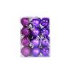 24Pcs Hanging Pendants Ornament Decorative Round Plastic Ornaments Ball Party