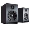 Audioengine A1 Wireless Powered Speaker – Bluetooth aptX, 16bit DAC, AUX Input, Subwoofer Connection – Grey