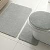 Bathroom Absorbent Foot Mats, Home Bathroom Floor Mats, Door Entry, Door Non-Slip Mats, Simple Three-Piece Set