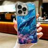 Humpback Whale Sea Giant Soft Phone Case For iPhone 15 16 17 Air 14 Pro Max 16E Plus 13 12 Mini Plating Anti-Fall Fundas
