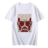 Attack On Titan & Colossus Titan T-shirts  Unisex Male Female Fashion Four Seasons T Shirts 100% Cotton Tshirts O-Neck High Street Graphic