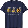 Bee Different Weird Unique Funny Beekeeper T-Shirt Mens T Shirts Streetwear Casual Cotton Daily Four Seasons Oversized T Shirt