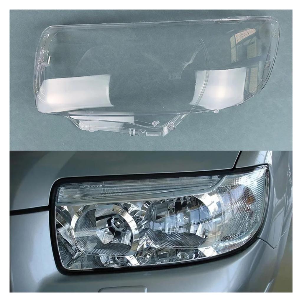 Car Headlight Cover For Subaru Forester 2006 2007 2008 Clear Lampshade Left Right Headlight Lens Protector SU2503119 SU2502119